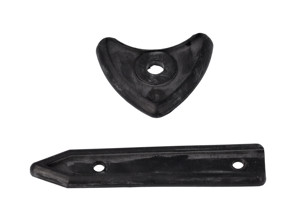 Front bonnet handle base gasket set. Porsche 356A - 64455900300, 35658315, 54058316